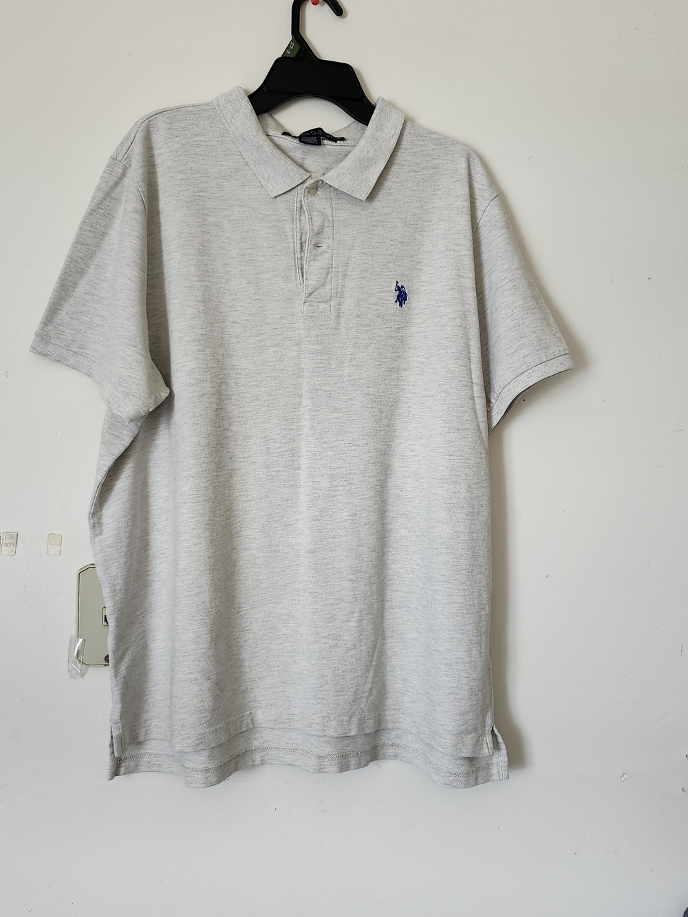U.S. Polo Assn. Men's Cotton Viscose Polo Shirt XXL Gray
